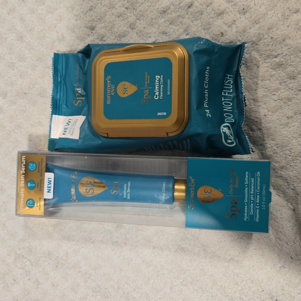 Summer's Eve Spa Calming Cleansing Cloths & Spa Intimate Skin Serum